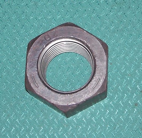 Nuts 2.5 inch hole by 3.5 inches side to side or 4 inches point to point 2 in wi