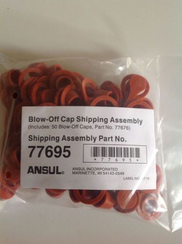 100 ANSUL Rubber Blow-Off Caps #77695 NIB