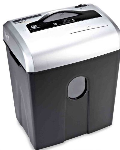 Amazonbasics 12-sheet cross-cut paper, cd, and credit card shredder home office for sale