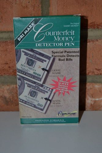 Dri Mark Counterfeit Money Detector Pens 12 Pack (Black) NIP