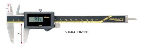 MITUTOYO, ABSOLUTE Solar Caliper 500-444, 0-150mm/0.01mm