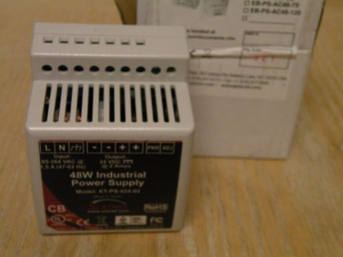 Sixnet/red lion  et-ps-024-02 - 85-264vac to 48vdc, 2a, 48w power supply for sale