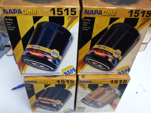 Lot of 6 napa 1515 gold oil filter for sale