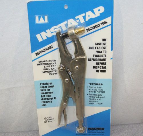Wagner Insta-Tap QT-100 Refrigerant Recovery Tool - New in Package