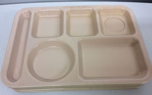 LOT OF 8 KING-LINE SCHOOL LUNCH TRAYS-MELMAC?