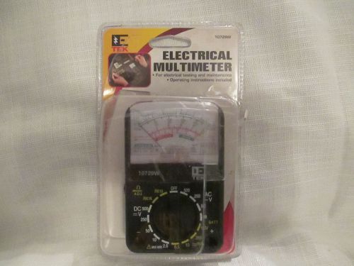 ETEK E TEK Multimeter Electrical Test Meter 10729W 0.5A 500V -D10