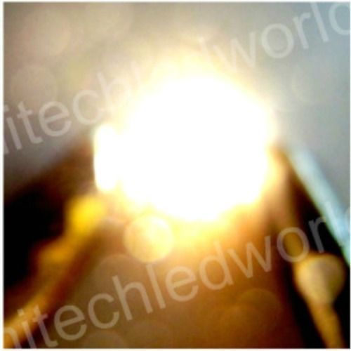 50p PLCC-6 5050 SMD 3-CHIP SUPER BRIGHT SUNNY GOLD WARM WHITE LED LIGHT 9,00mcd