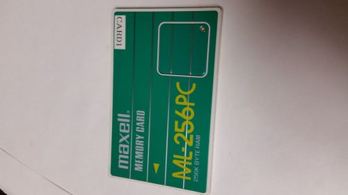 ML 256PC MAXWEEL MEMORY CARD FOR KOKUSAI VECTRON FURNACES GREEN CARDS