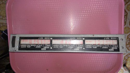 Nice complete mechanical roll chart assembly for a Jackson 658 tube tester