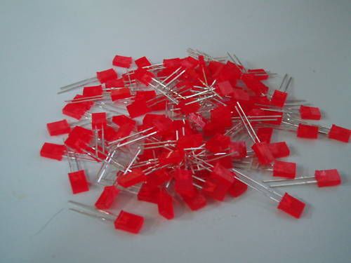 100pcs 2x5x7mm red diffused led diy hifi for sale