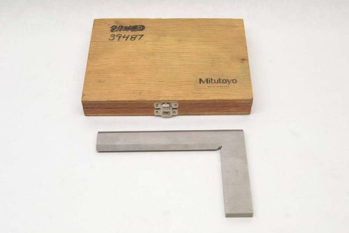 MITUTOYO 916-103 6 IN 0.00014 ACCURACY STEEL BEVELED-EDGE FIXED SQUARE B490236