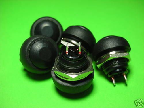 9pcs black momentary off-(on) push button car switch,33bk for sale