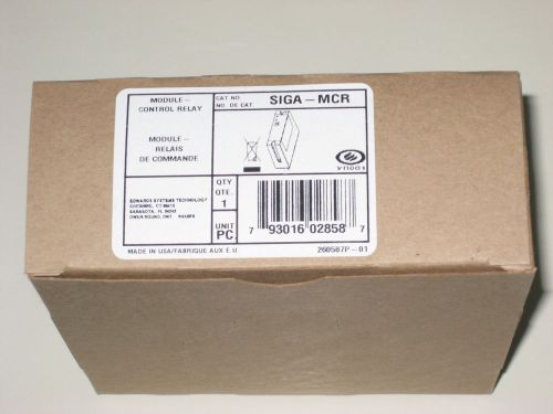 NEW EST EDWARDS SIGA-MCR CONTROL RELAY MODULE   * NEW IN BOX * FREE SHIPPING !!!