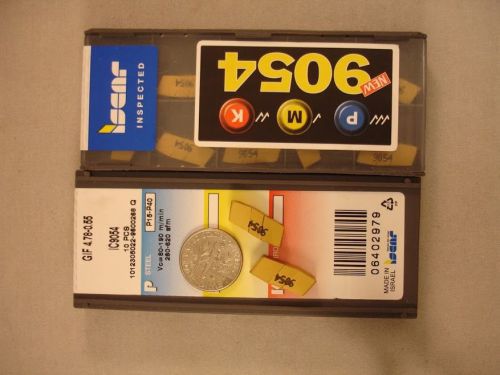 GIF 4.78-0.55 IC9054  ISCAR Carbide Insert (10) New&amp;Original Packages