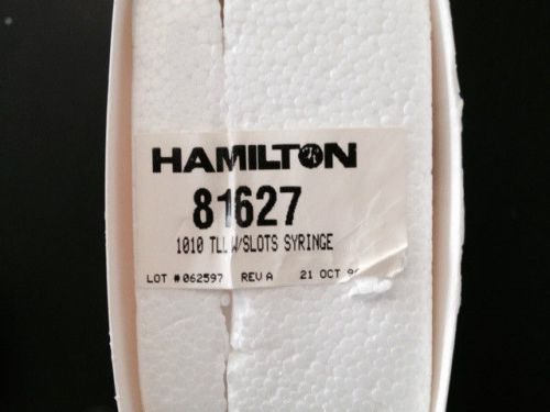 Hamilton 81620 1010-TLL 10ml Syringe, NEW, 45511/2
