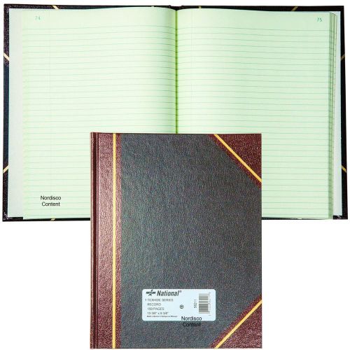 National 56-211 Record Book, 150 Pages, 10-3/8 x 8-3/8&#034;, Texhide Series