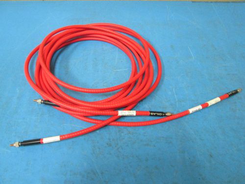 Lot of 2 dilas 400um x 3m laser head connecting cable for sale