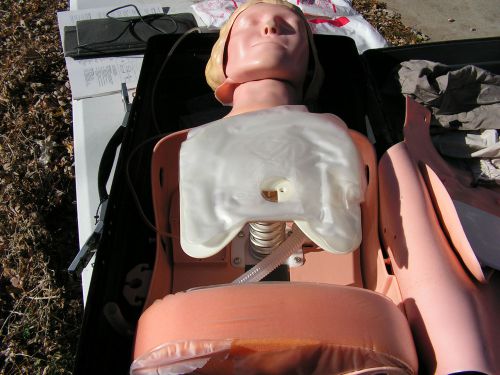 Laerdal Resusci Anne Torso with Case CPR Training Manikin Mannequin Skill Guide
