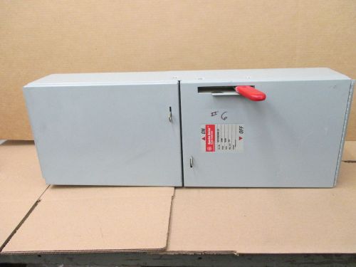 General Electric Spectra Series ADS26200JD 200 Amp 600V Fusible Switch