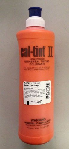 CAL-TINT II PERMA CAL ORANGE Universal Tinting Colorant #830-0979