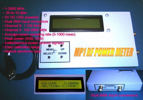 Mp1  rf   power meter    1 mhz to 2.8 ghz for sale