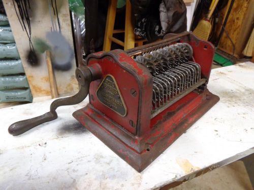 antique vintage meat tenderizer cuber rotary steak machine beef venison deer