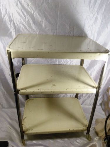 Vintage costco utility appliance cart white color used fast calculated shipping for sale