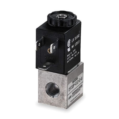 Solenoid air control valve, 1/8 in, 120vac cat33p-120-a for sale