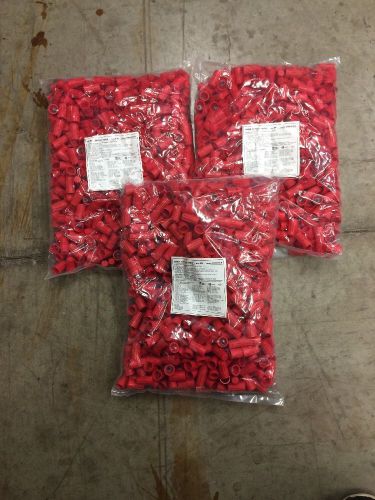 1500pcs Red Screw on Wire Nuts Twist on Connectors Bulk bags AWG10 to 22