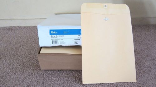 Quill Clasp Envelopes 9 x 12 Buff - 100/Box