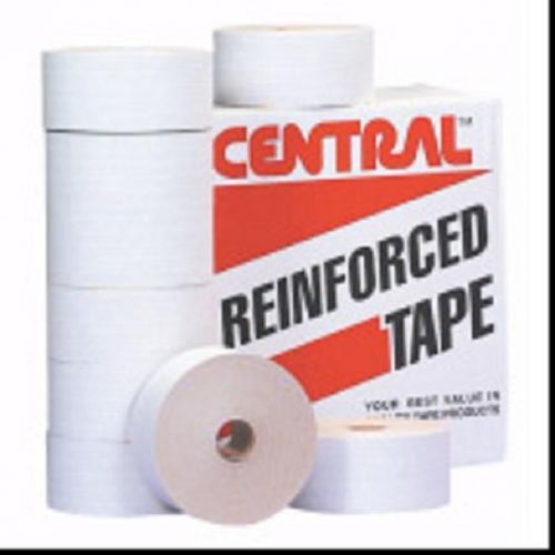 Central 235 White 72mm x 375&#039; Reinforced Sealing Tape (Case of 8 Rolls)