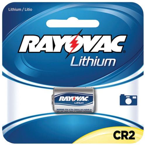 BRAND NEW - Rayovac Rlcr2-1 Cr2-size 3-volt Lithium Photo Battery, Carded (1