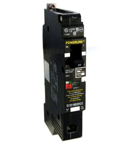 Sqaure D Circuit Breaker ECB14020G3 New 20Amp 1 Pole G3 Smart Breaker