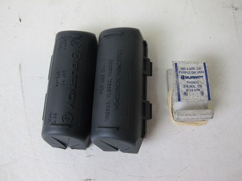 BURNDY H-TAP AND COVER KIT YH292CWC CONTAINS (1) YH292C AND (1) CFDFR NEW IN BAG