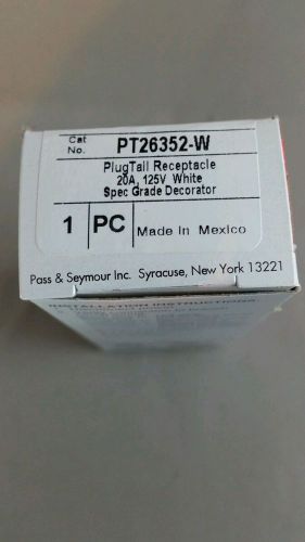 New pass &amp; seymour pt26352-w  plugtail receptacle lot of 10 for sale