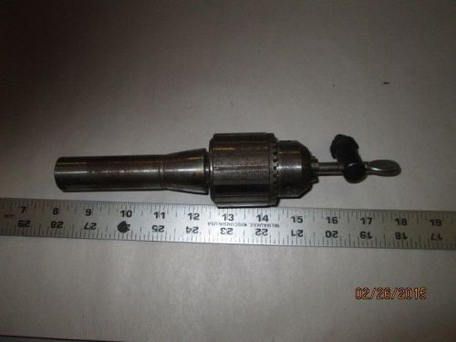 MACHINIST LATHE MILL Machinist Jacobs Drill Chuck &amp; Key R8 Collet For Bridgeport