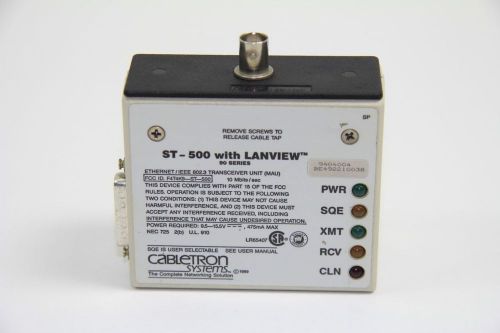 Cabletron ST-500 Ethernet / IEEE 802.3 Transceiver with Lanview  (88AT)