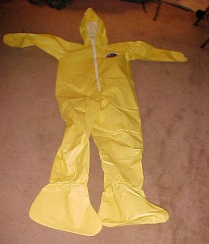 Kappler - zytron 100 - yellow coverall chemical hazmat suit model z1s414 lgxl for sale