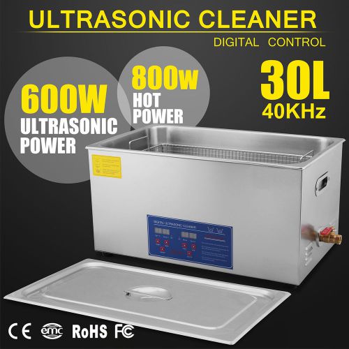 30L 30 L ULTRASONIC CLEANER HOME USE SKIDPR0OF FEET 1400W DIGITAL HOT PRODUCT