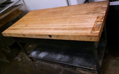Boos Commercial Butcher Block Table