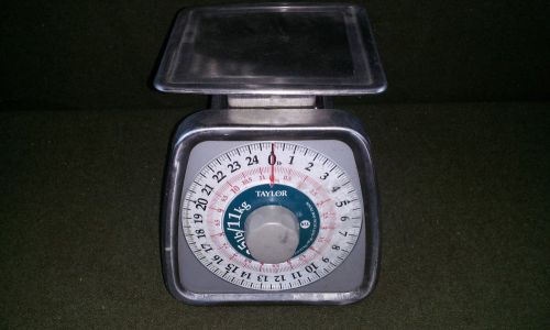 Taylor Dial Portion Control Scale 25LB Commercial TS25KL