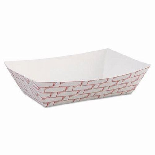 Boardwalk Paper Food Baskets, 6oz Capacity, Red/White, 1000/Carton (BWK30LAG040)