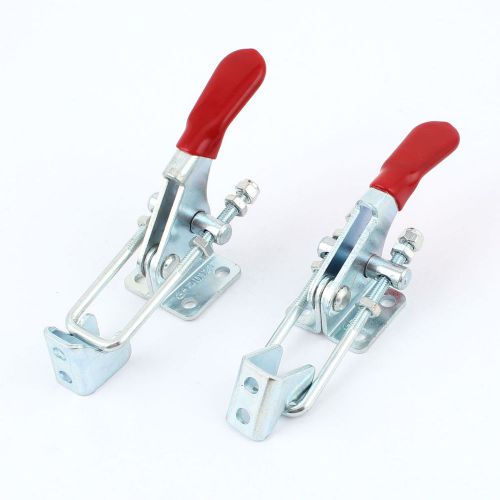 2 Pcs 163Kg 360 Lbs Plastic Coated Grip Latch Door Button Toggle Clamp CH-40323