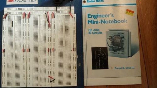 3M A•C•E 127 solder less breadboard with Engineer&#039;s mini-notebook