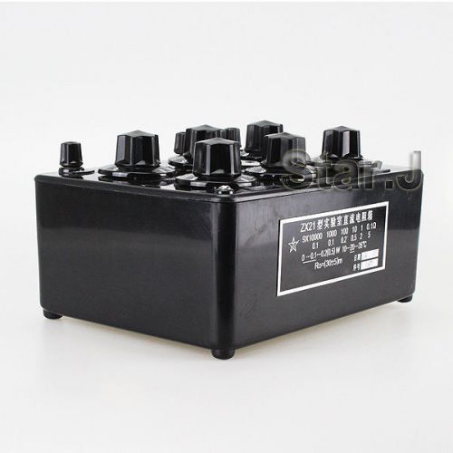 New precision variable/ decade resistor/resistance box for sale