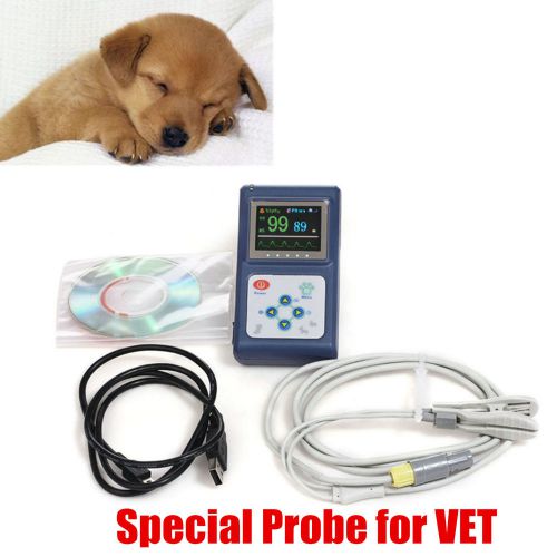 2015 Sale LED Handheld Vet Pulse Oximeter Spo2 Monitor Probe for Pet Animals CE+