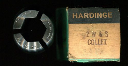 Hardinge Collet   #2 Warner &amp; Swasey  size 3/4&#034; Hex      NEW IN BOX