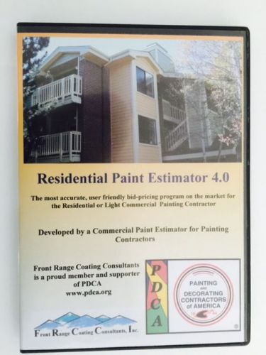 PDCA Residential Paint Cost Estimator