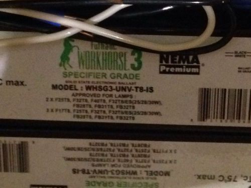 Fulham whsg3-unv-t8-is 120/277v 3-lamp f32t8 ballast for sale