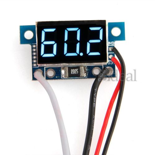 Digital Ammeter Amp Panel Meter Amperemeter 0-5A Blue LED Display